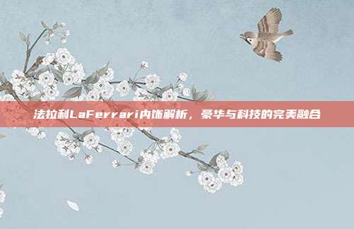 法拉利LaFerrari内饰解析，豪华与科技的完美融合