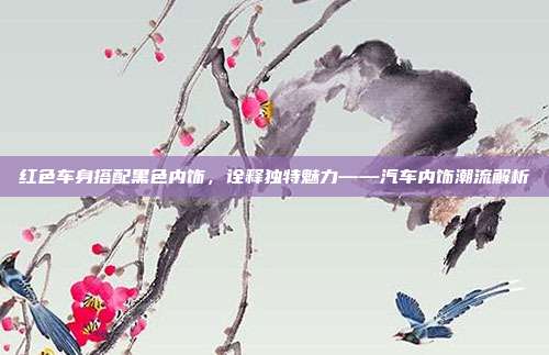 红色车身搭配黑色内饰，诠释独特魅力——汽车内饰潮流解析