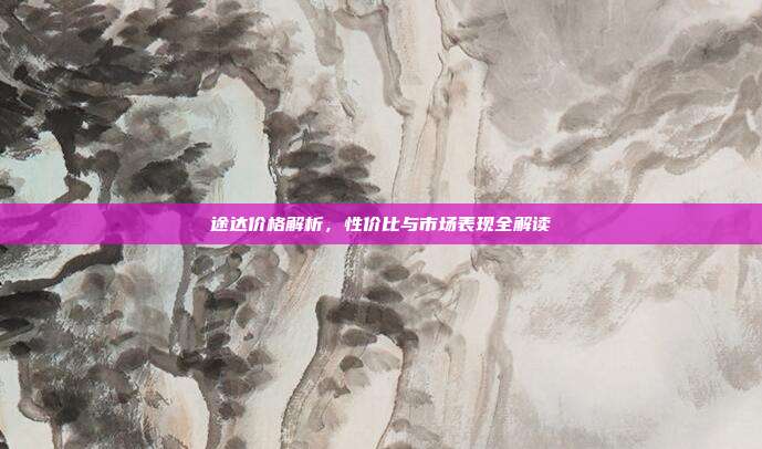 途达价格解析，性价比与市场表现全解读