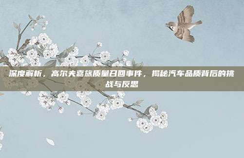 深度解析，高尔夫嘉旅质量召回事件，揭秘汽车品质背后的挑战与反思