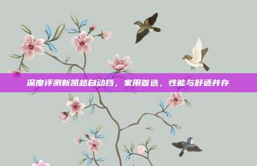 深度评测新凯越自动挡，家用首选，性能与舒适并存