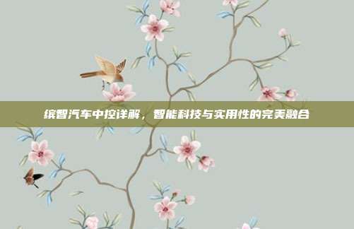 缤智汽车中控详解，智能科技与实用性的完美融合