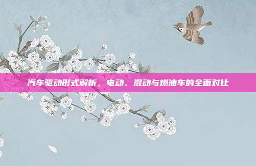 汽车驱动形式解析，电动、混动与燃油车的全面对比