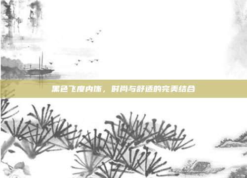 黑色飞度内饰，时尚与舒适的完美结合