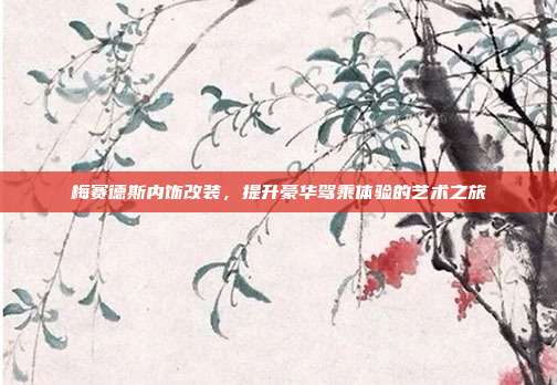 梅赛德斯内饰改装，提升豪华驾乘体验的艺术之旅