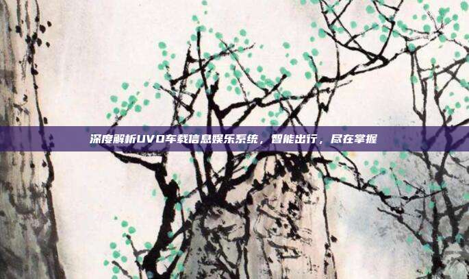 深度解析UVO车载信息娱乐系统，智能出行，尽在掌握