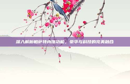 深入解析帕萨特内饰功能，豪华与科技的完美融合