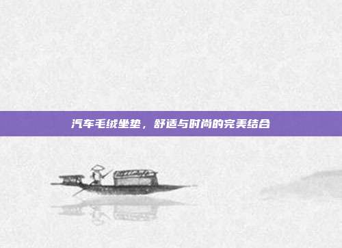 汽车毛绒坐垫，舒适与时尚的完美结合