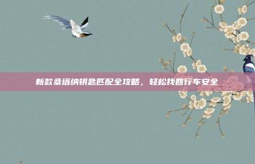 新款桑塔纳钥匙匹配全攻略，轻松找回行车安全