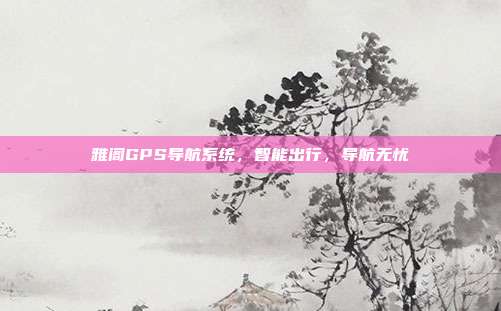 雅阁GPS导航系统，智能出行，导航无忧