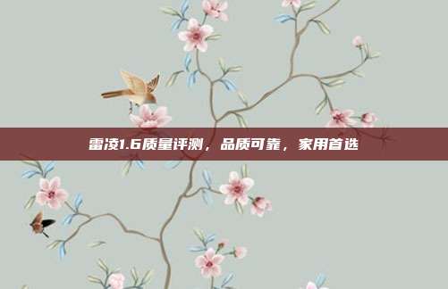 雷凌1.6质量评测，品质可靠，家用首选