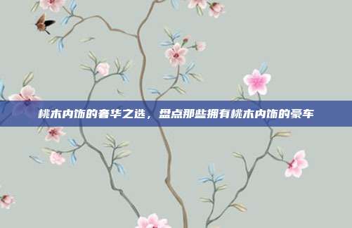 桃木内饰的奢华之选，盘点那些拥有桃木内饰的豪车