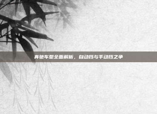奔驰车型全面解析，自动挡与手动挡之争