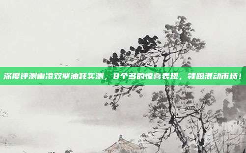 深度评测雷凌双擎油耗实测，8个多的惊喜表现，领跑混动市场！