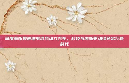 深度解析奥迪油电混合动力汽车，科技与创新驱动绿色出行新时代