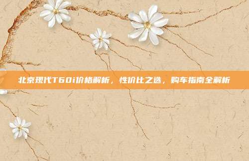 北京现代T60i价格解析，性价比之选，购车指南全解析
