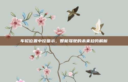 车轮位置中控显示，智能驾驶的未来趋势解析