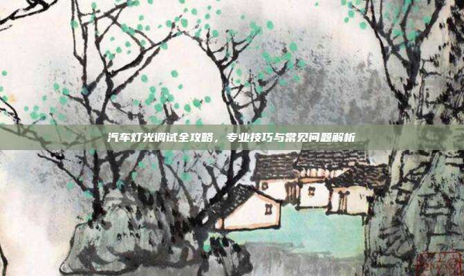 汽车灯光调试全攻略，专业技巧与常见问题解析