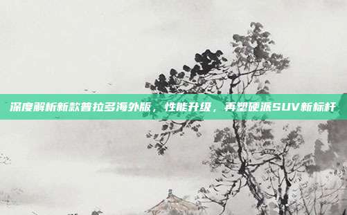 深度解析新款普拉多海外版，性能升级，再塑硬派SUV新标杆