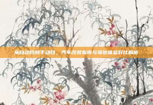 从自动挡到手动挡，汽车改装指南与驾驶体验对比解析