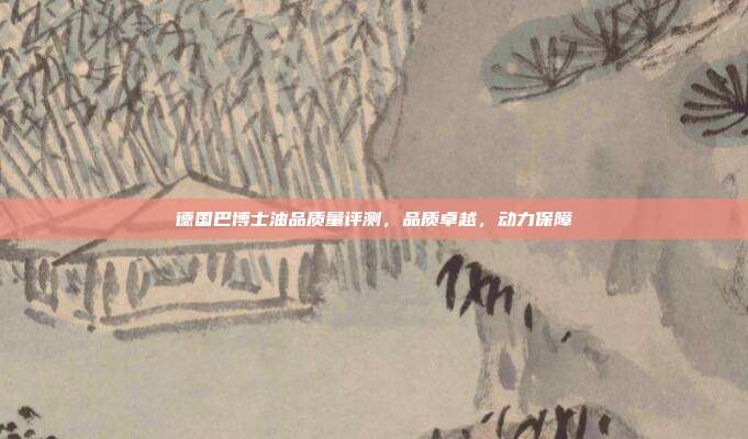 德国巴博士油品质量评测，品质卓越，动力保障