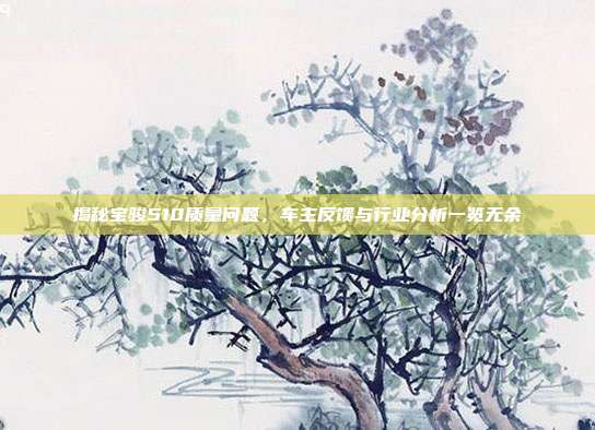 揭秘宝骏510质量问题，车主反馈与行业分析一览无余