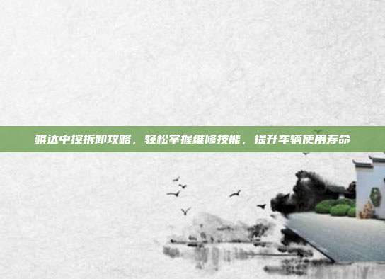 骐达中控拆卸攻略，轻松掌握维修技能，提升车辆使用寿命