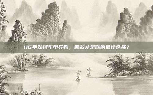 H6手动挡车型导购，哪款才是你的最佳选择？
