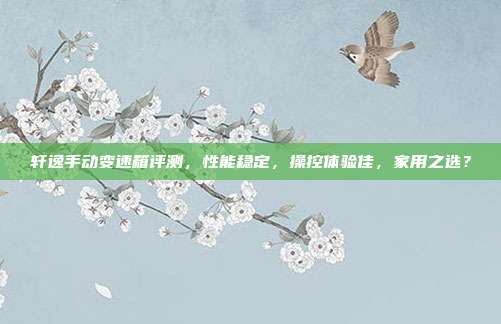 轩逸手动变速箱评测，性能稳定，操控体验佳，家用之选？