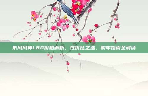 东风风神L60价格解析，性价比之选，购车指南全解读