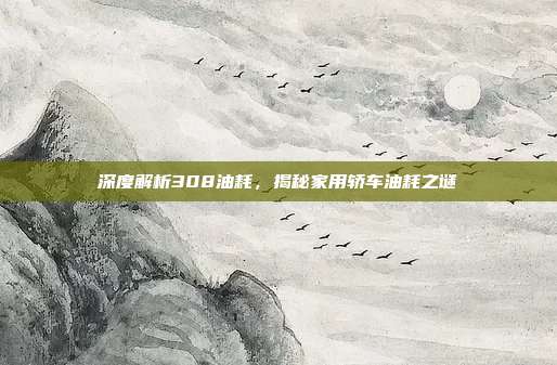 深度解析308油耗，揭秘家用轿车油耗之谜