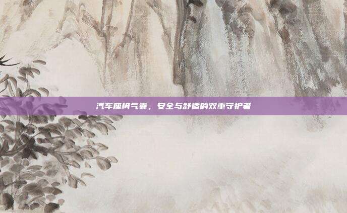 汽车座椅气囊，安全与舒适的双重守护者