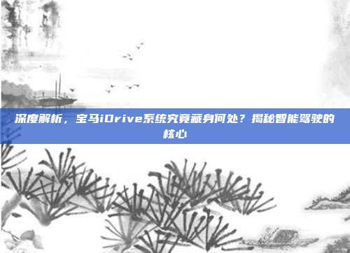 深度解析，宝马iDrive系统究竟藏身何处？揭秘智能驾驶的核心
