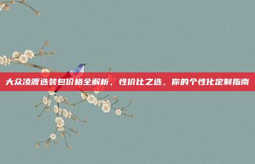 大众凌渡选装包价格全解析，性价比之选，你的个性化定制指南