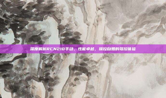 深度解析RCN210手动，性能卓越，操控自如的驾控体验