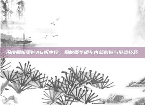 深度解析奥迪A6拆中控，揭秘豪华轿车内部构造与维修技巧