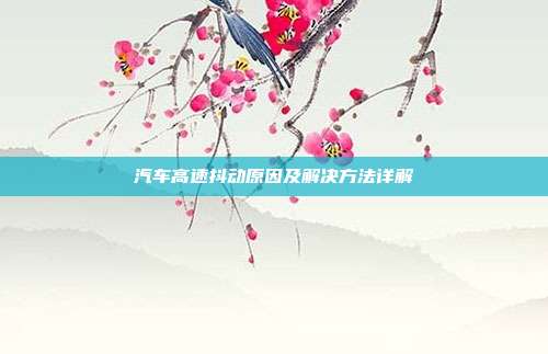 汽车高速抖动原因及解决方法详解