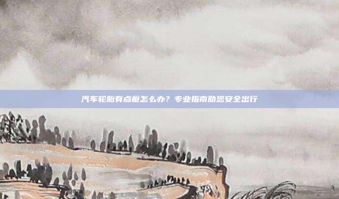 汽车轮胎有点瘪怎么办？专业指南助您安全出行