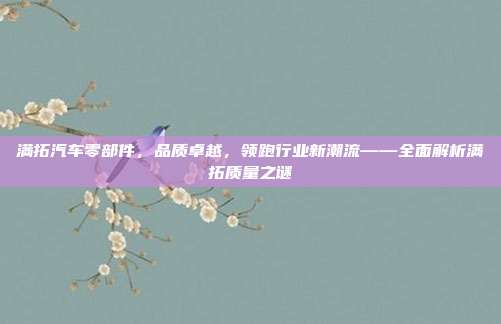 满拓汽车零部件，品质卓越，领跑行业新潮流——全面解析满拓质量之谜