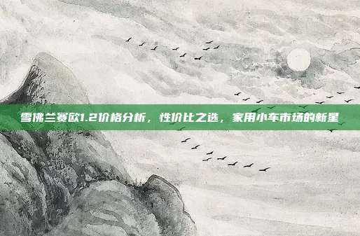 雪佛兰赛欧1.2价格分析，性价比之选，家用小车市场的新星