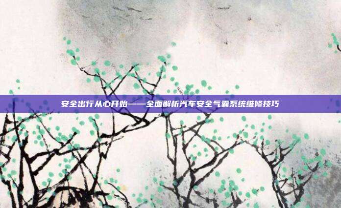 安全出行从心开始——全面解析汽车安全气囊系统维修技巧