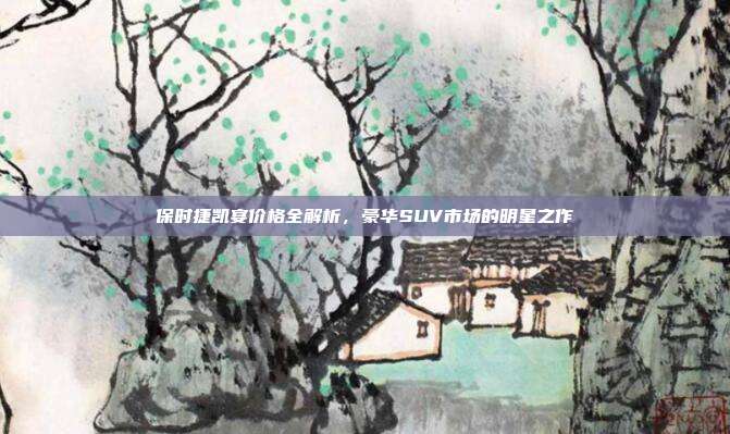 保时捷凯宴价格全解析，豪华SUV市场的明星之作