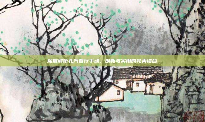 深度解析北汽智行手动，创新与实用的完美结合