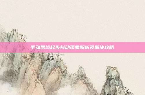 手动思域起步抖动现象解析及解决攻略