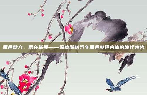 黑色魅力，尽在掌握——深度解析汽车黑色外观内饰的流行趋势