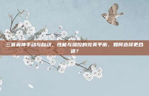 三菱翼神手动与自动，性能与操控的完美平衡，如何选择更合适？