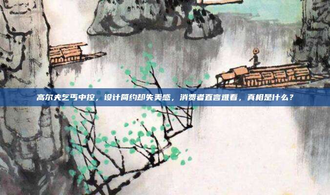 高尔夫乞丐中控，设计简约却失美感，消费者直言难看，真相是什么？