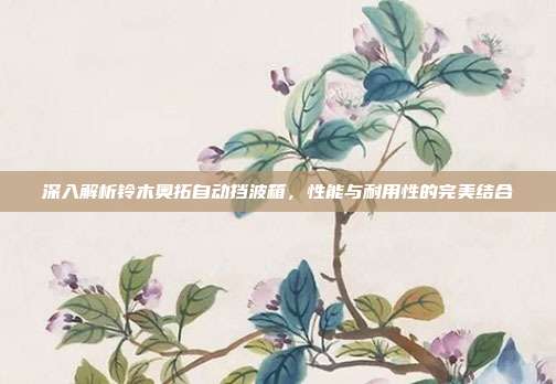 深入解析铃木奥拓自动挡波箱，性能与耐用性的完美结合