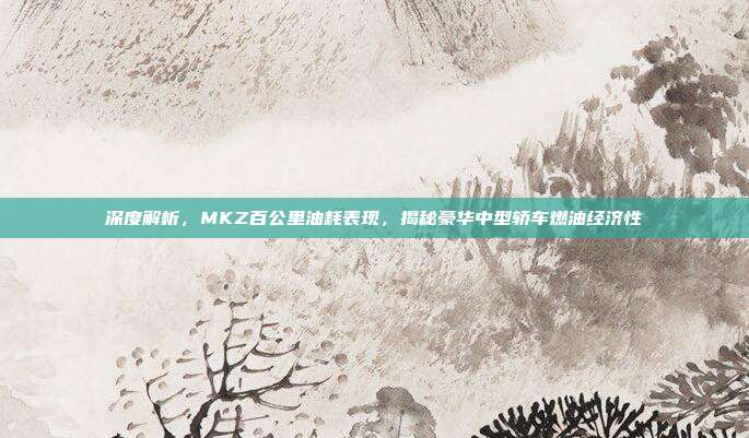 深度解析，MKZ百公里油耗表现，揭秘豪华中型轿车燃油经济性