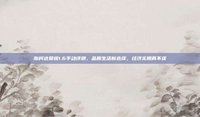 斯柯达昊锐1.6手动评测，品质生活新选择，经济实用两不误